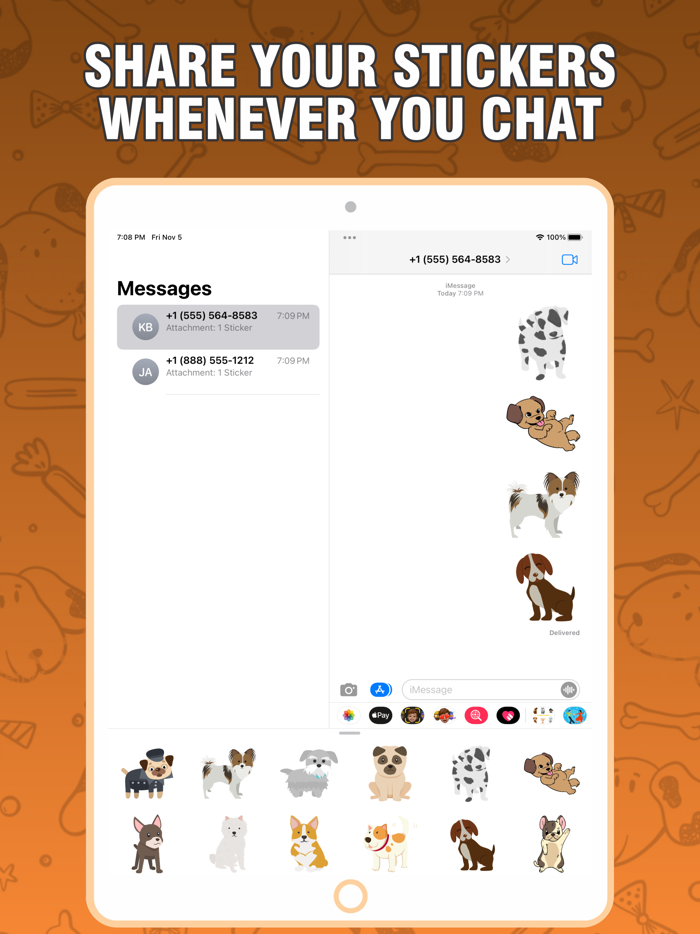 Cute Puppies Stickers
