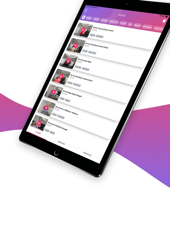 FASTER by SISSFiT iPad screenshot 6 - Health & Fitness app