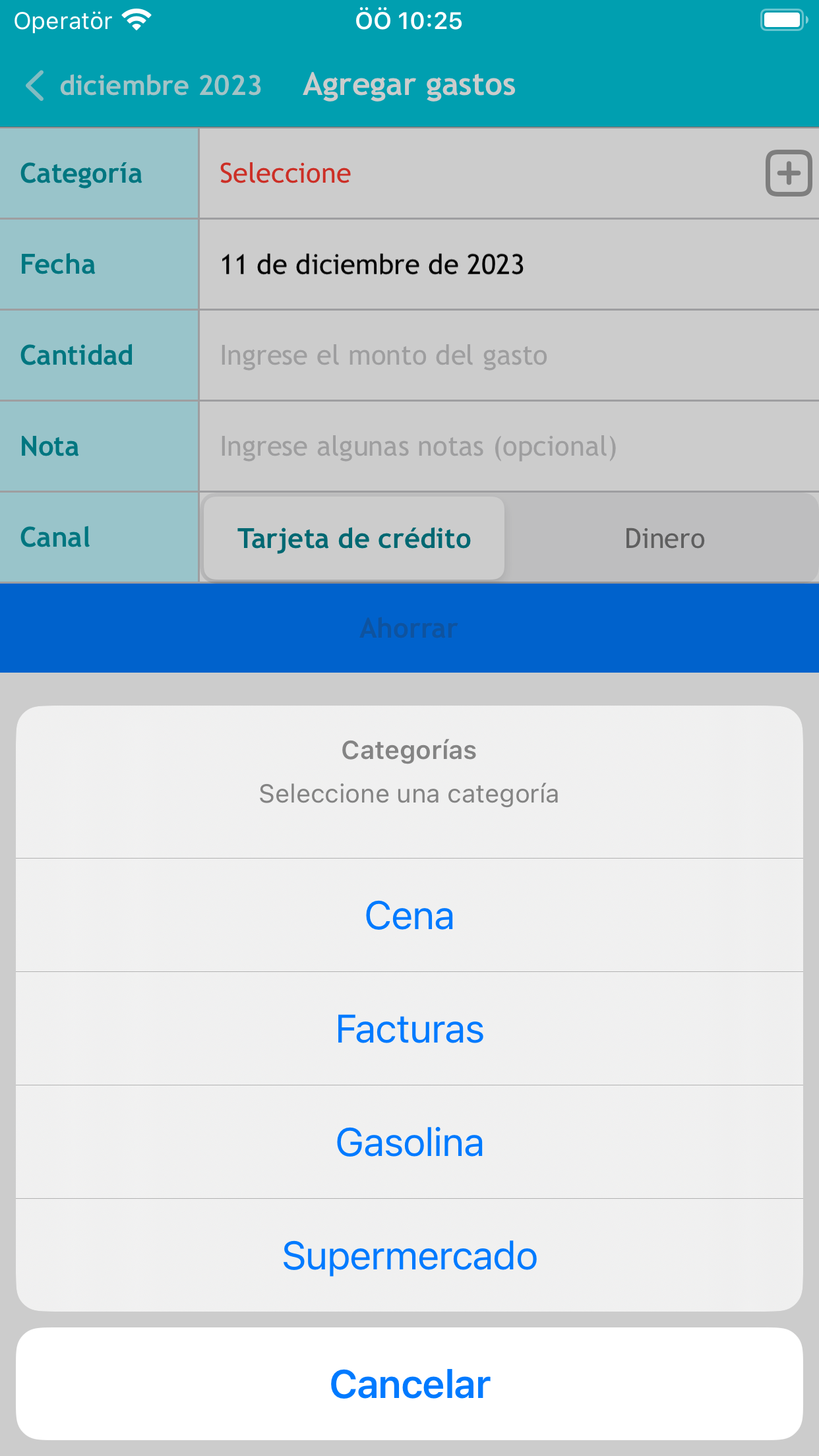 Gastos: Gestión de gastos