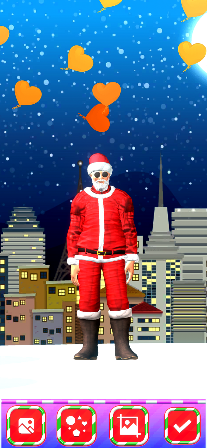 Santa Calling Dressup Games