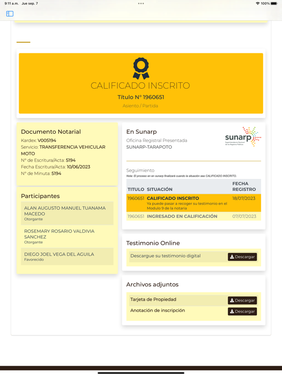 Screenshot #5 pour Notaría Rodríguez Ríos