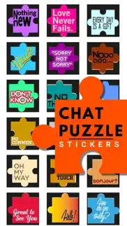How to cancel & delete chat puzzle stickers 2