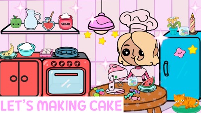 Screenshot #1 pour Cake and toca-Cooking World