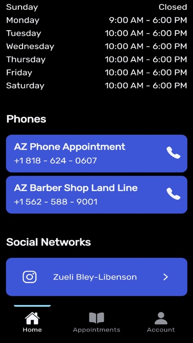AZ Barber Shop Screenshot