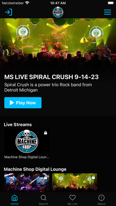 Machine Shop Digital Lounge Screenshot