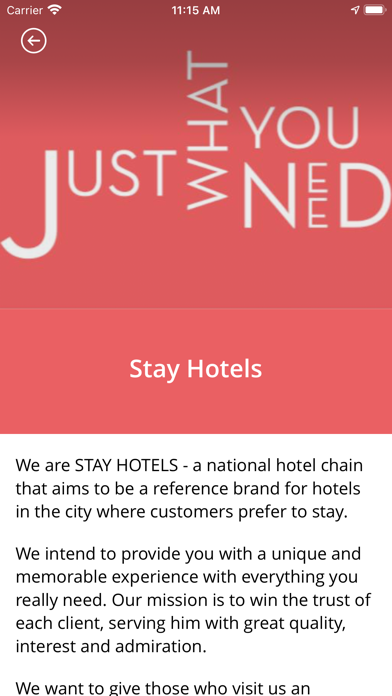STAY HOTELS Screenshot