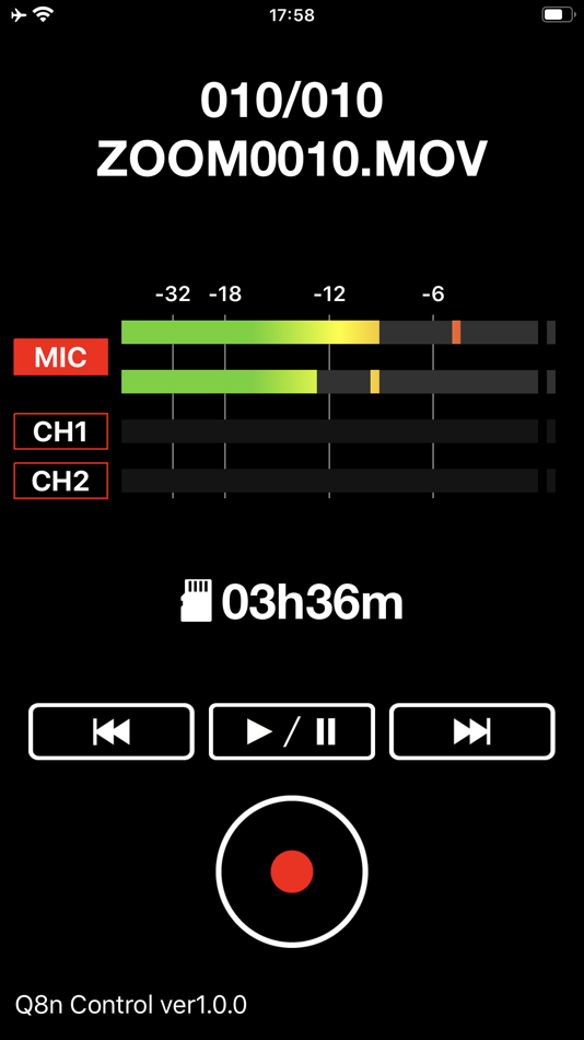 #1. Q8n Control (iOS) 由: ZOOM Corporation
