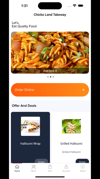 Chicko Land-Order Food Online Screenshot