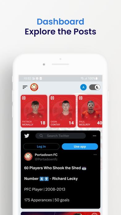 Portadown Football Club Screenshot