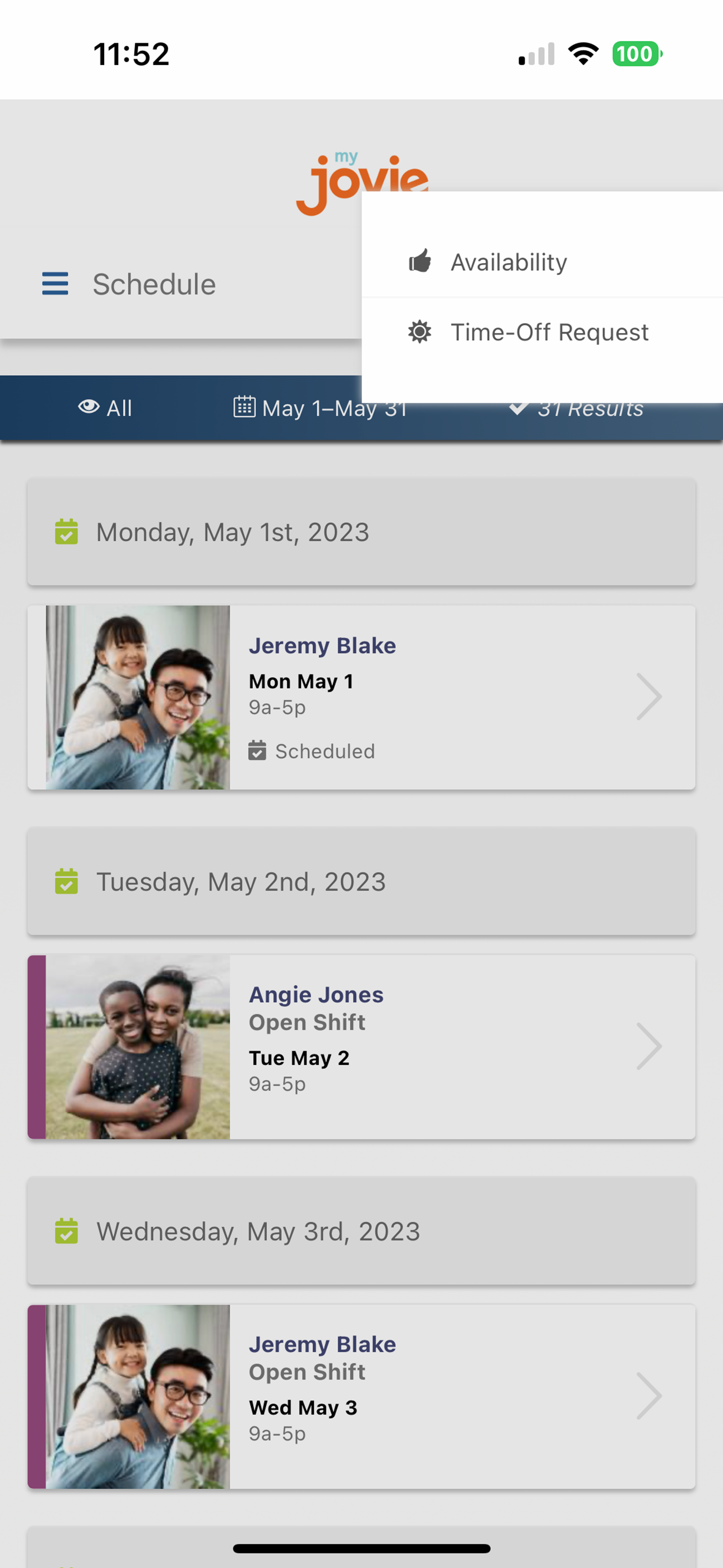 My Jovie screenshot 4