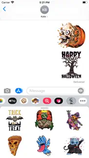 halloween halloween stickers iphone screenshot 1