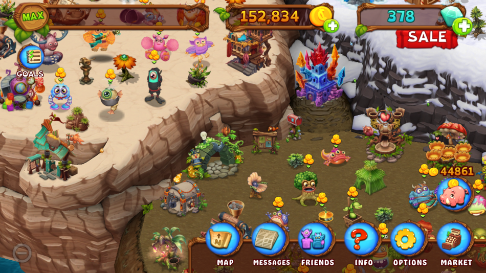 #6. My Singing Monsters DawnOfFire (iOS) 由: Big Blue Bubble