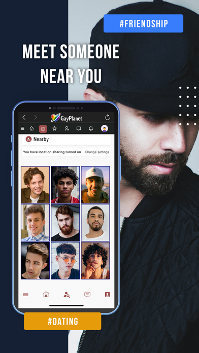 GayPlanet - Gay dating site Screenshot