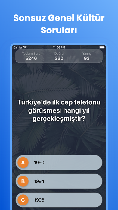 Genel Kültür Bilgisi Egzersizi Screenshot
