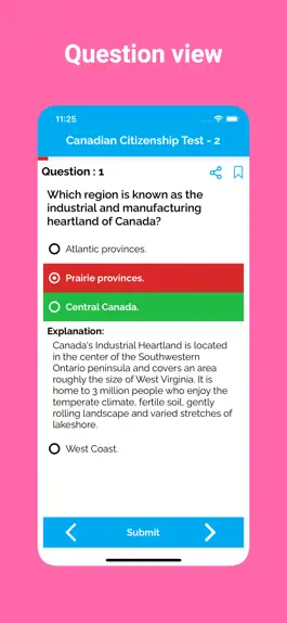 Game screenshot Canadian Citizenship Prep Test apk