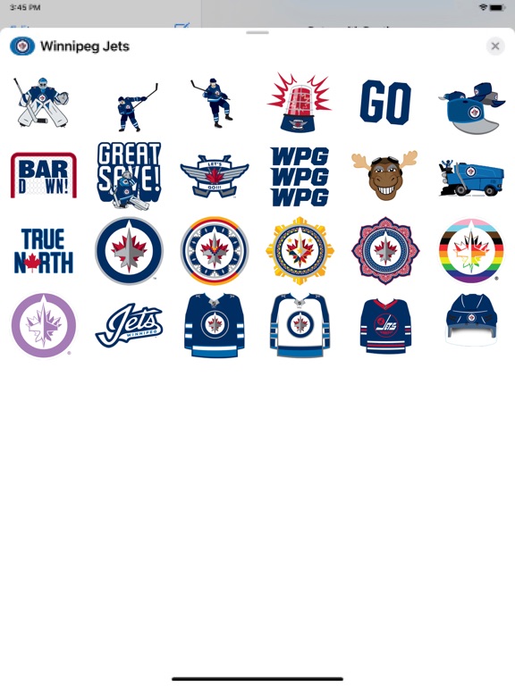 Screenshot #4 pour Winnipeg Jets Stickers