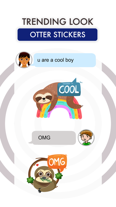 Screenshot #3 pour Funny Otters Stickers