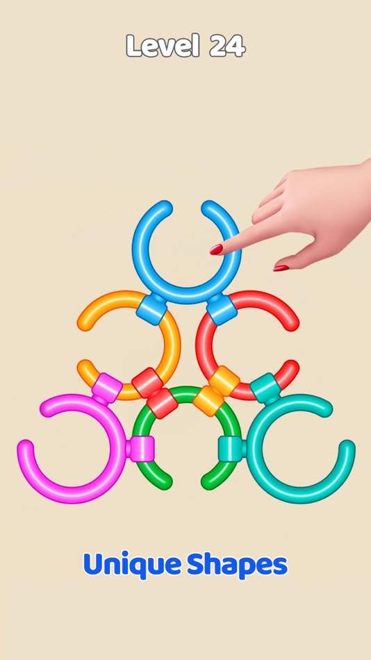 #5. Rotate Ring - Unlock Circle 3D (iOS) By: Hangzhou Mofun Interactive Technology Co., Ltd