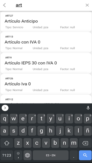 WMS Móvil Screenshot