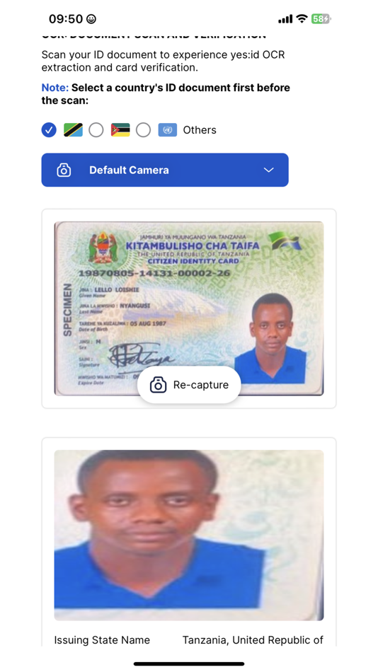 #4. yes:id SDK (iOS) 由: IDTech Tanzania Limited