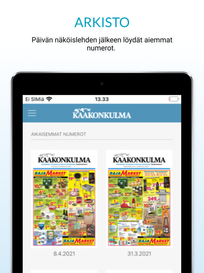 Kaakonkulma päivän lehti