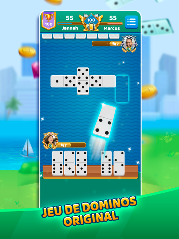 Screenshot #4 pour Domino Battle: Jeux de Societe