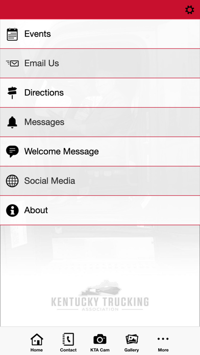 Kentucky Trucking Association Screenshot