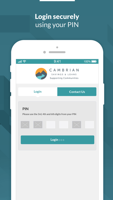 Cambrian Credit Union Screenshot