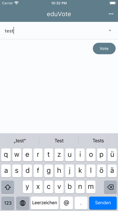 eduVote Screenshot