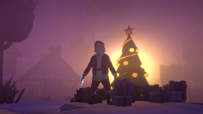 Santa Protects Christmas Tree Screenshot