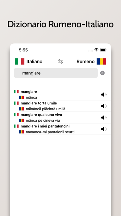 Dizionario Rumeno-Italiano Screenshot
