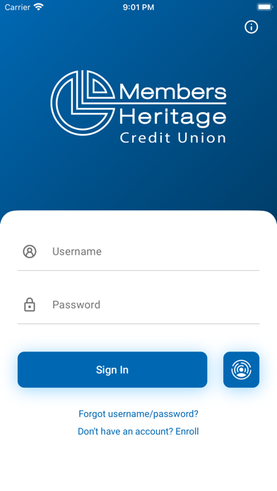 Members Heritage CU Screenshot