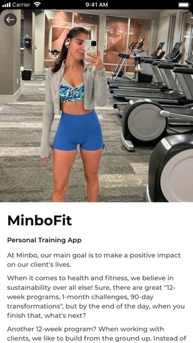 MinboFit Screenshot