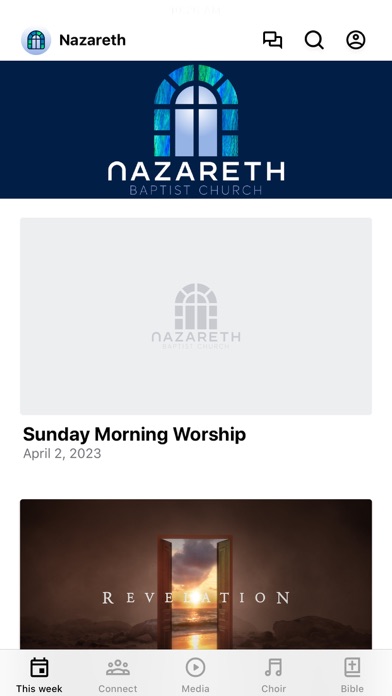 Nazareth Baptist Church Screenshot