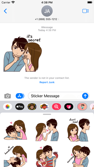 Love Couple-Download WASticker Screenshot