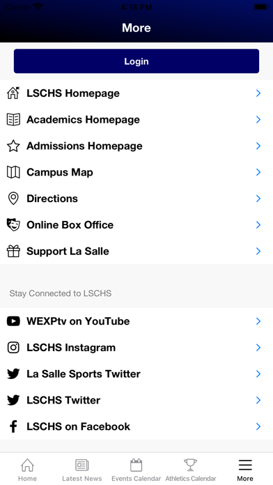 La Salle College High School Screenshot