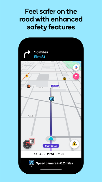 Waze カーナビ & 交通情報のおすすめ画像4