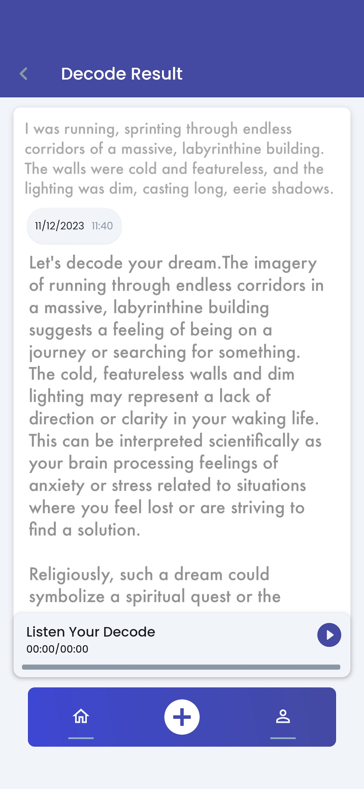 Dream Decoder