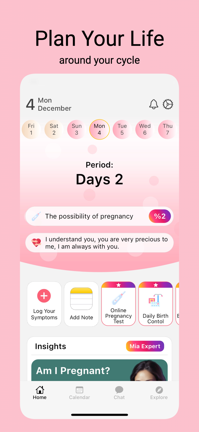 Mia Period Tracker and Calendar