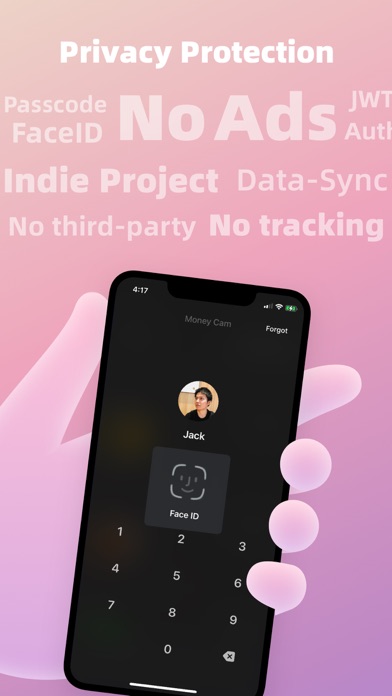 Money Cam: Expenses Tracker Screenshot
