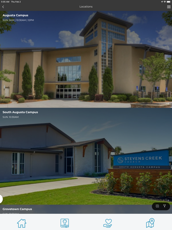 Stevens Creek Church iPad screenshot 3 - Lifestyle app