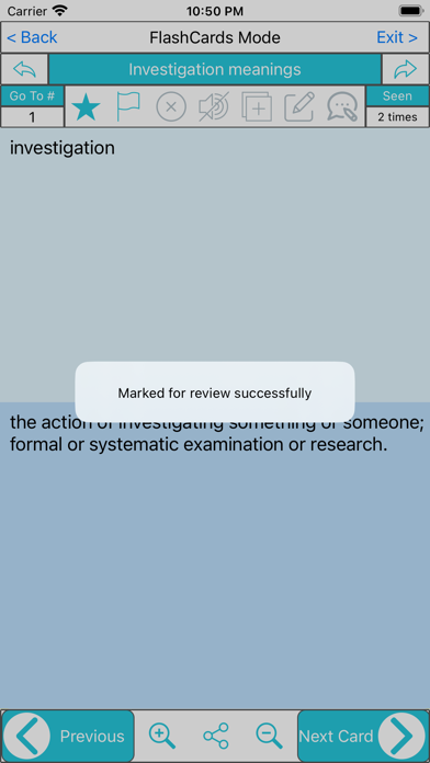 Legal Investigation Procedures Screenshot