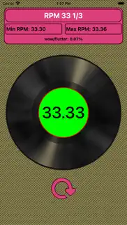 rpm meter for turntable iphone screenshot 3