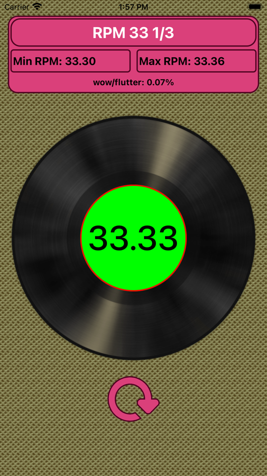 #3. RPM Meter for Turntable (iOS) 由: Krzysztof Gwiazda