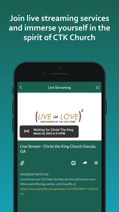Christ the King Church GA Screenshot