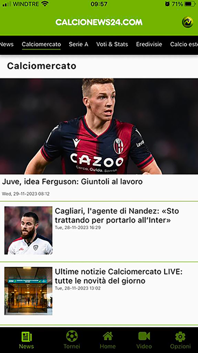Calcio News-24 Screenshot