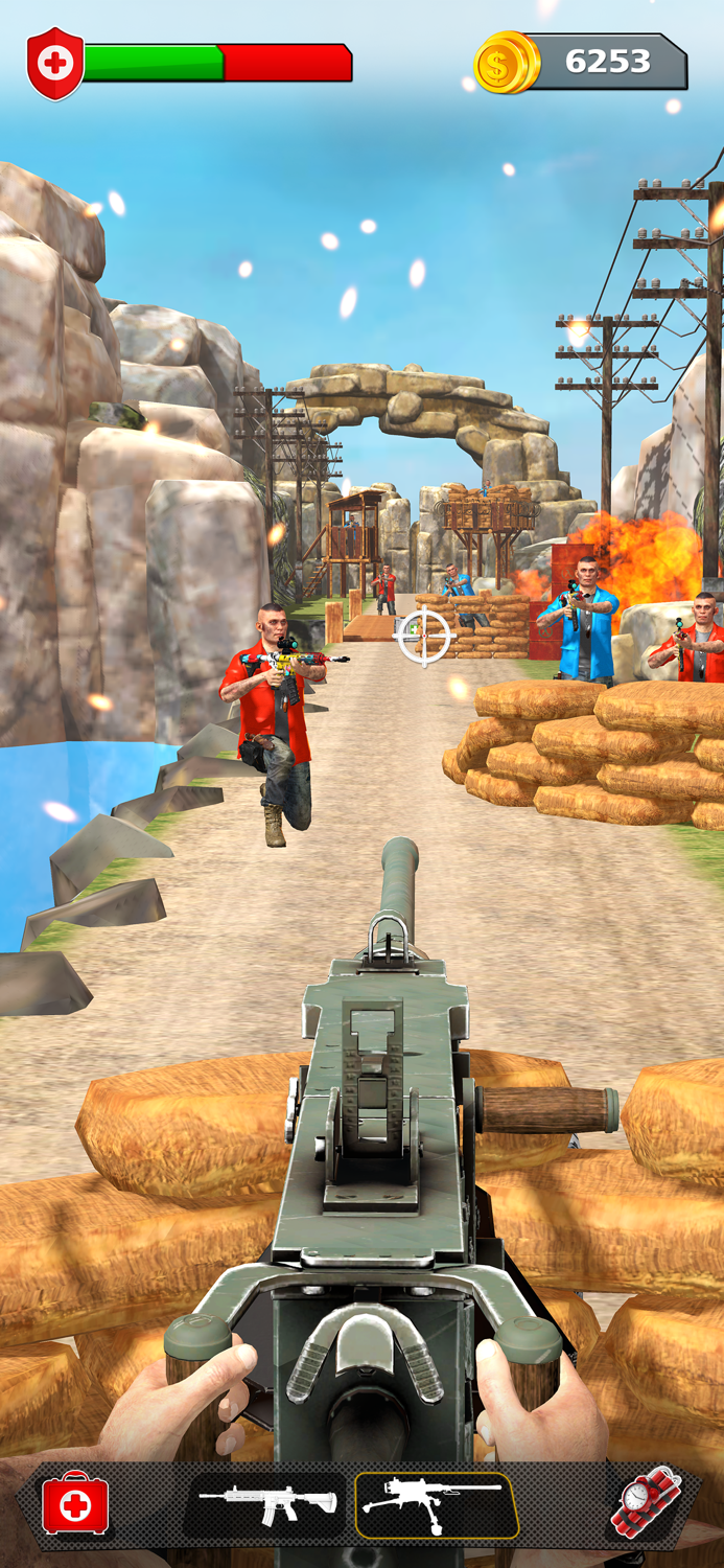 Cover Attack Gun Shooting Game