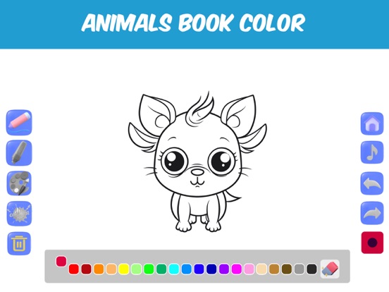 Screenshot #5 pour Animals Book Color