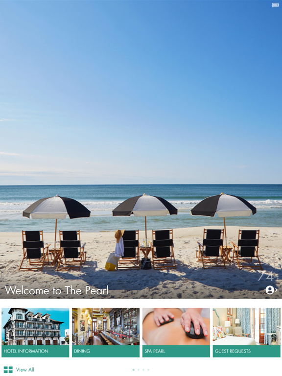 The Pearl Hotel iPad screenshot 1 - Travel app