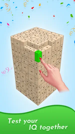 Tap Away 3D:Block Cube Puzzle screenshot 1